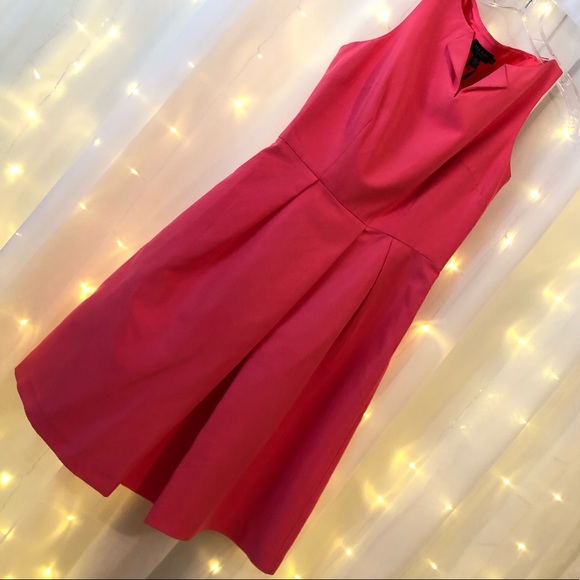 Ted Baker Bright Pink Halina High Neck Dress NWT - Picture 3 of 9